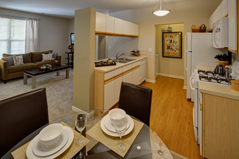 Separate dining area